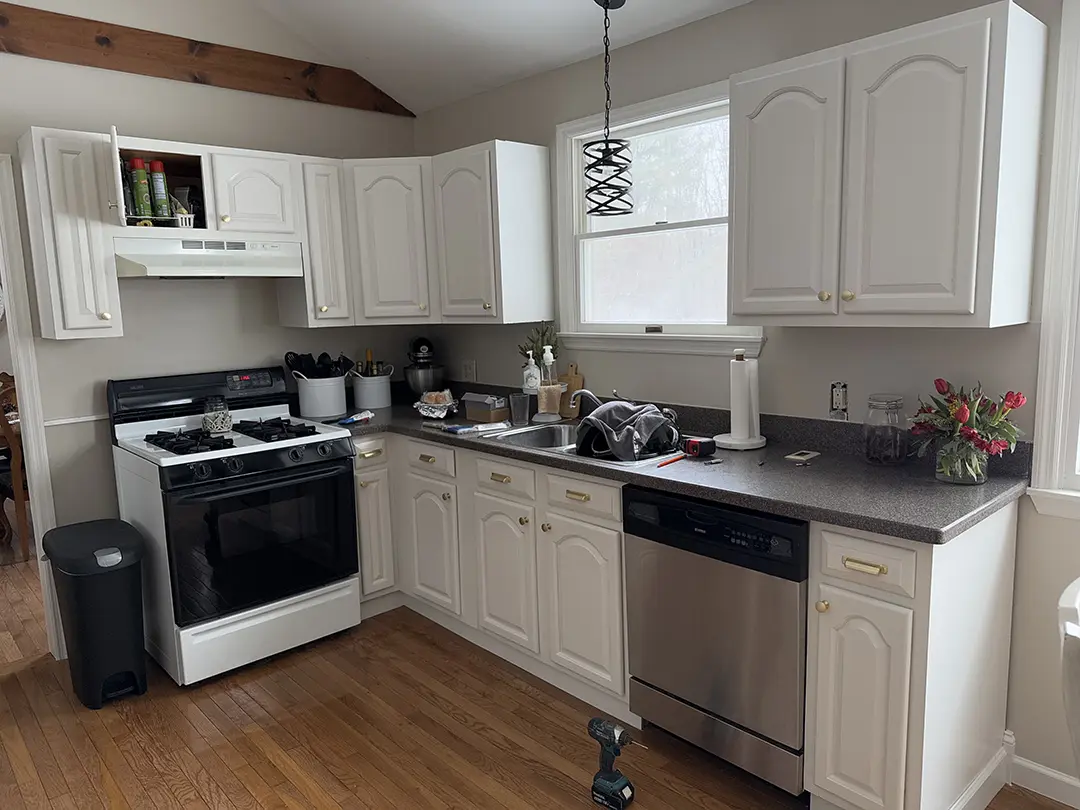 Kitchen with interior painting in Baldwinsville, NY