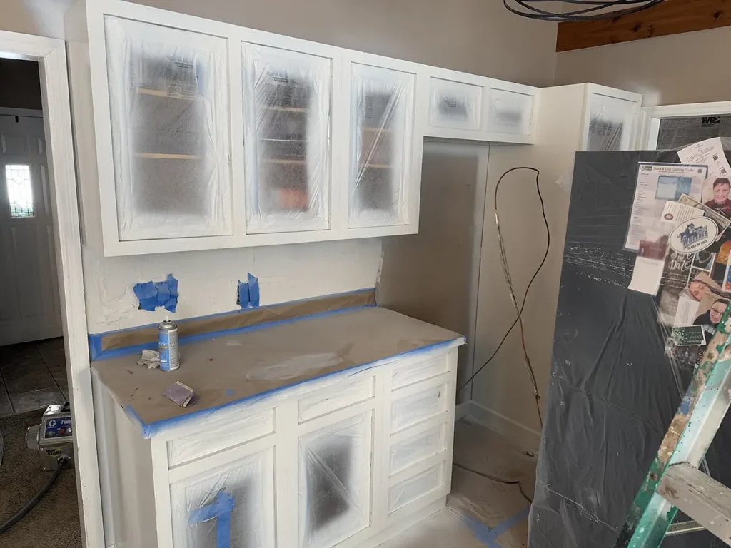 interior painting project before 01