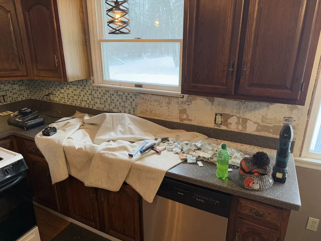 interior painting project before 05